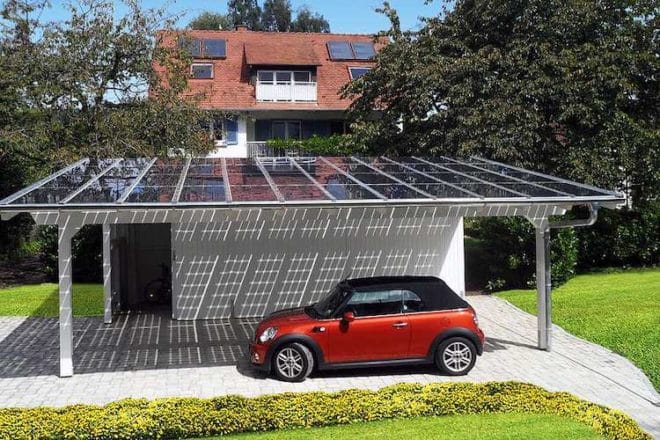 Elektroautos können umweltfreundlich zu Hause aufgeladen werden. 