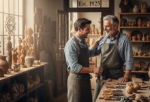 Unternehmensnachfolge im Handwerk eine wichtige Aufgabe beider Generationen.