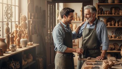 Unternehmensnachfolge im Handwerk eine wichtige Aufgabe beider Generationen.