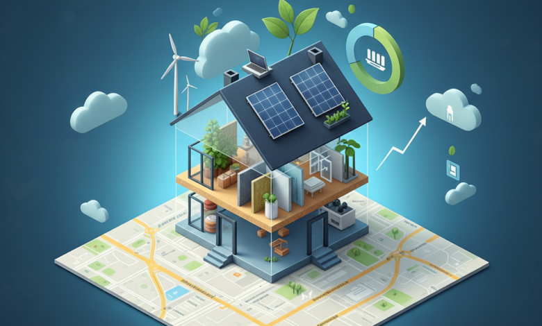 Den Wert einer Immobilie bestimmen.