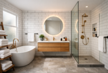 Badezimmer Renovierung.