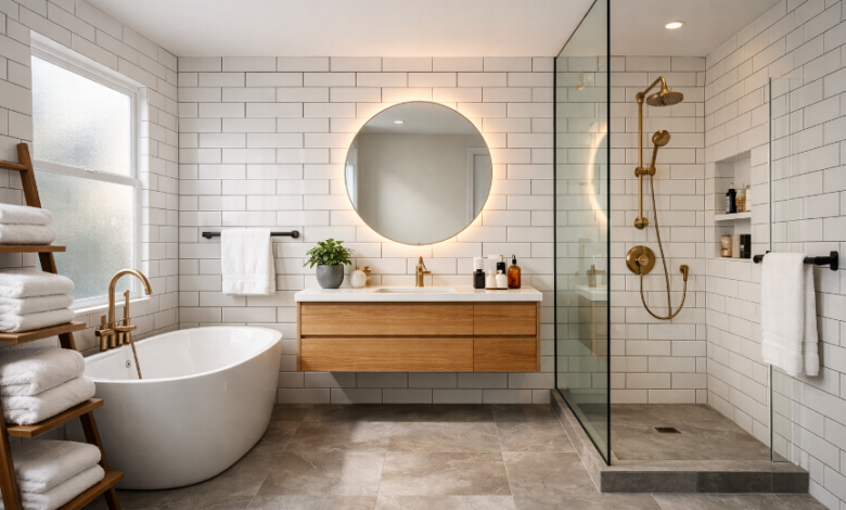 Badezimmer Renovierung.