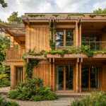 Nachhaltige Materialien - Holz als Baustoff.