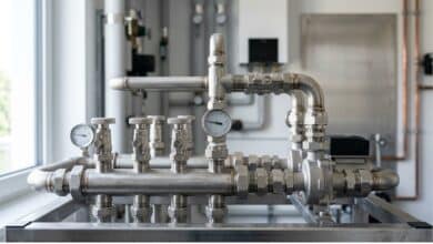 Haustechnik aus Edelstahl.