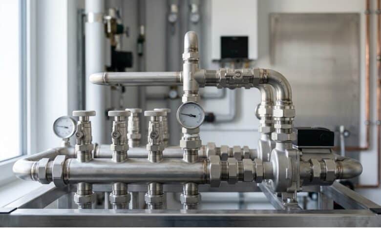 Haustechnik aus Edelstahl.