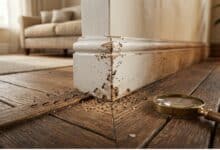 Schädlingsbefall im Eigenheim.