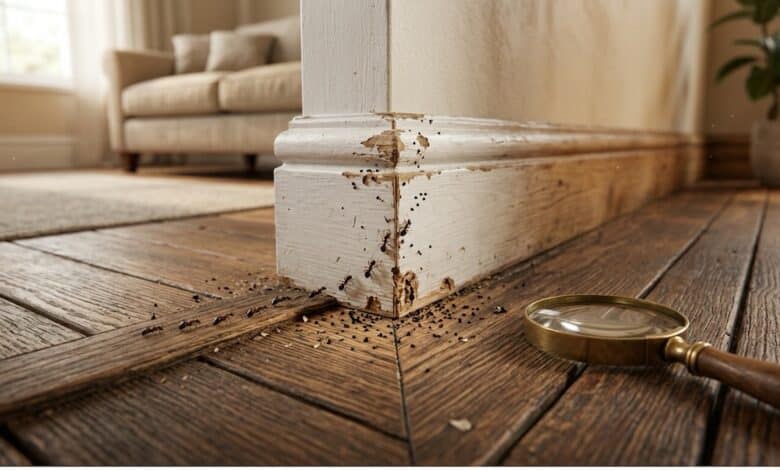 Schädlingsbefall im Eigenheim.