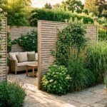 Sichtschutz im Garten.