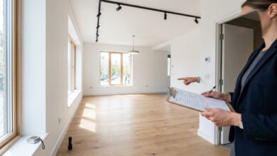 Wohnungsübergabe nach Sanierung.