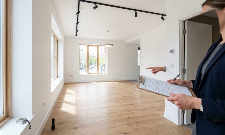 Wohnungsübergabe nach Sanierung.